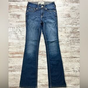 Women’s Ariat Real Rise Rosa Boot Cut Jeans Size 26L 34” inseam cotton blend